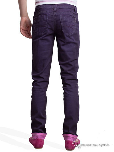 Узкие джинсы Million X для девочки, цвет фиолетовый