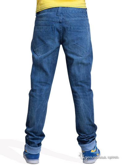 Узкие джинсы Million X для мальчка, цвет темно-голубой