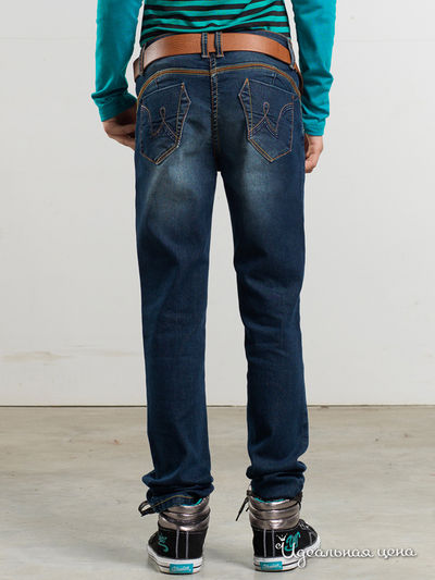 Узкие джинсы Million X для девочки, цвет синий деним