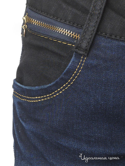 Узкие джинсы Million X для девочки, цвет сине-черный