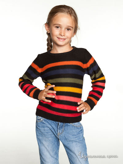 Пуловер Le Petit Marcel детский, цвет мультиколор