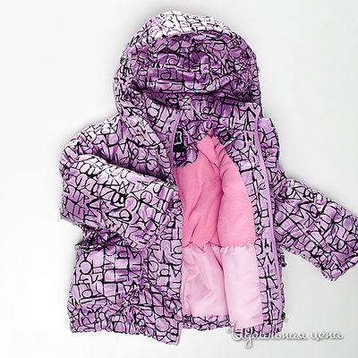 Куртка R&#039;n&#039;Teen для девочки, цвет фиолетовый, рост 98 см