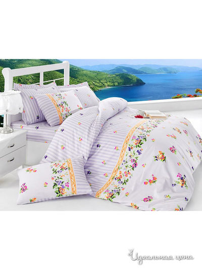 Комплект постельного белья, 1,5-спальный Cotton Box, цвет Мультиколор