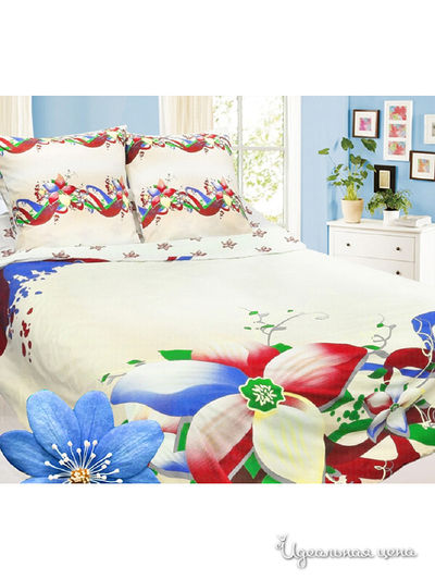 Комплект постельного белья двуспальный Сова и Жаворонок, цвет мультиколор
