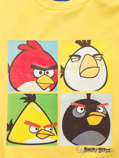 Футболка Angry Birds, цвет желтый