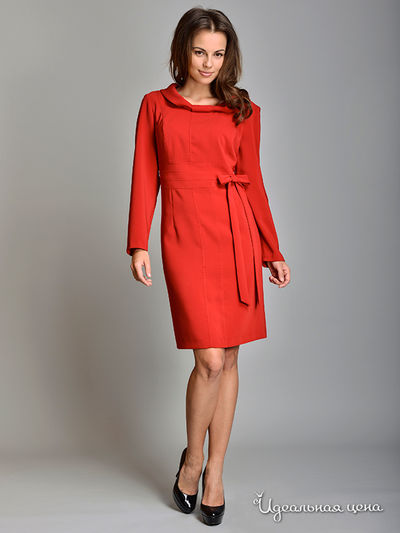Платье E. Levy, цвет красный