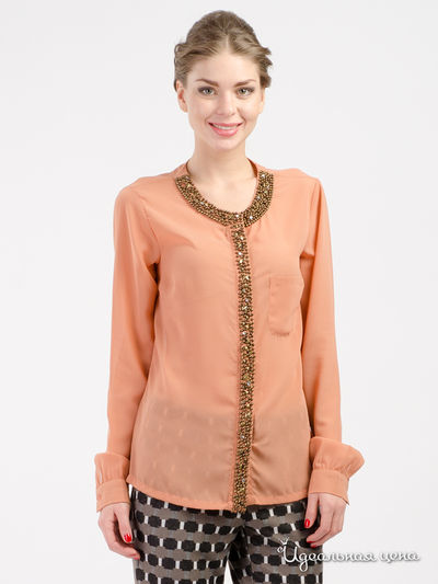 Блуза Silvian Heach, цвет морковный