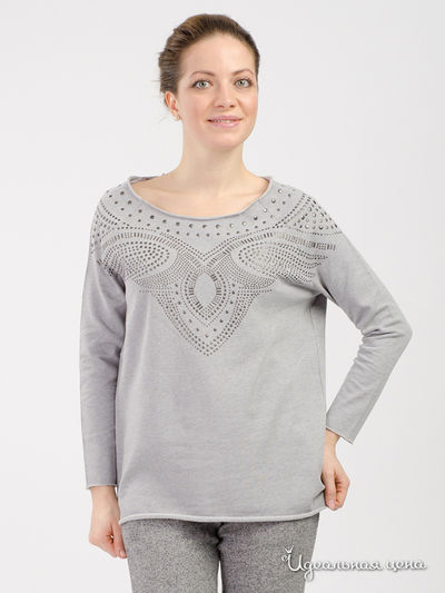 Рубашка Silvian Heach, цвет серый меланж