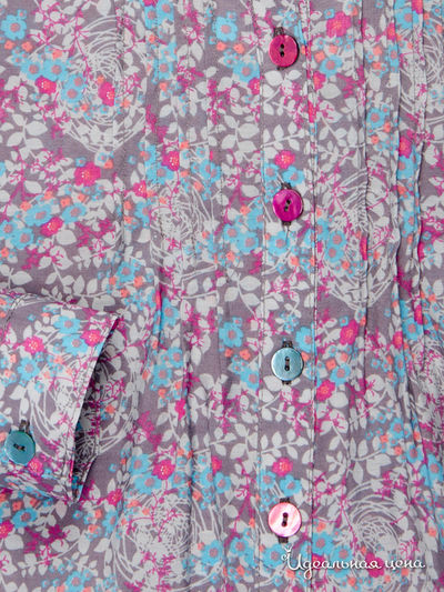 Блуза Deux par deux для девочки, цвет мультиколор
