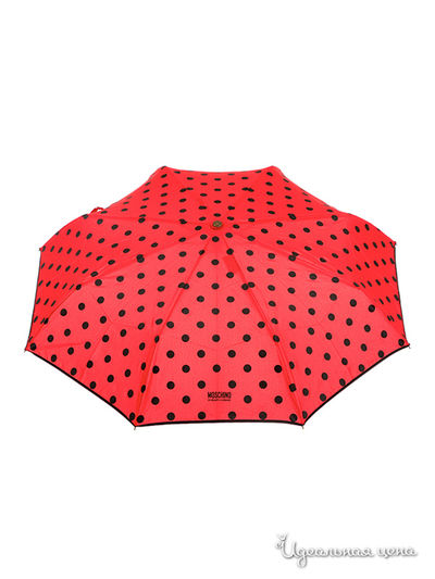 Зонт Moschino, цвет красный, черный