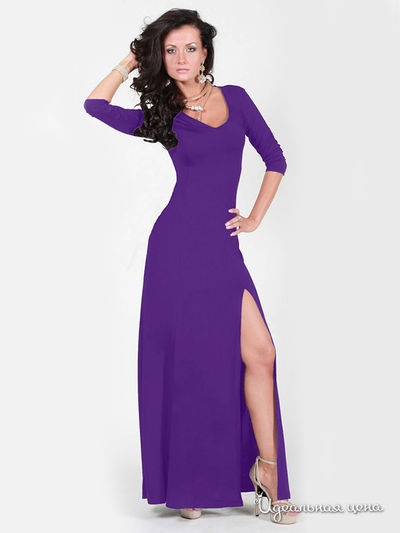 Платье La Cafe, цвет фиолетовый