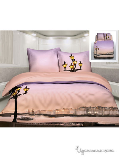 Комплект постельного белья 1,5-спальный, 70*70 см Unison, цвет Мультиколор
