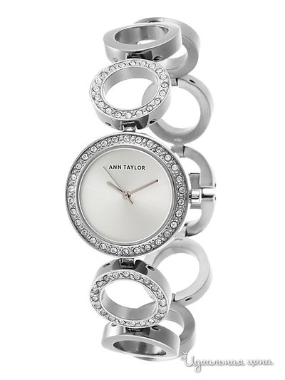 Часы Ann Taylor, цвет серебро