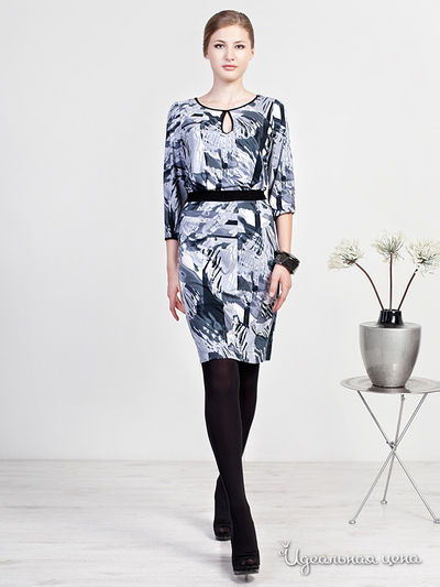 Платье Rita Mare, цвет серый, черный