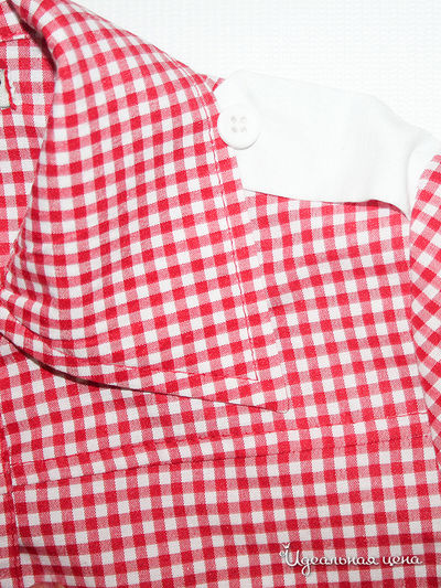Блуза Oncle Tom, цвет красный, бежевый
