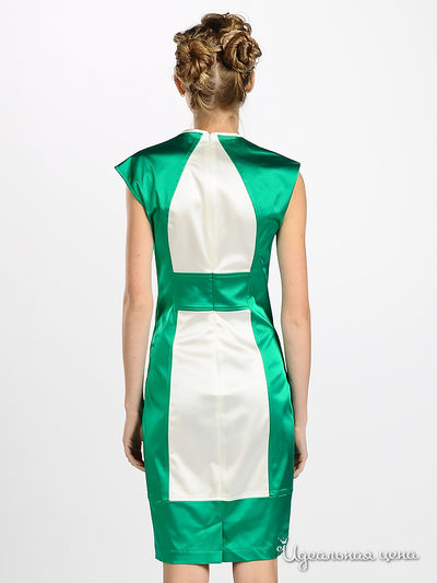Платье Maria Rybalchenko, цвет белый, зеленый