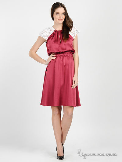 Платье Maria Rybalchenko, цвет розовый, белый