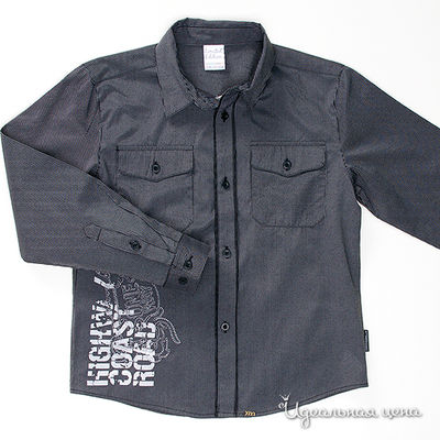 рубашка Coccodrillo &quot;EXCLUSIVE BOY&quot; для мальчика, цвет черный, рост 134-158 см