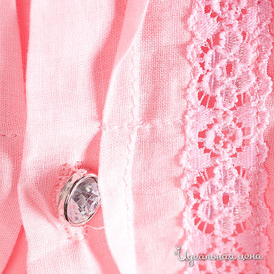 Блуза Gulliver для девочки, цвет светло-розовый, рост 92-122 см