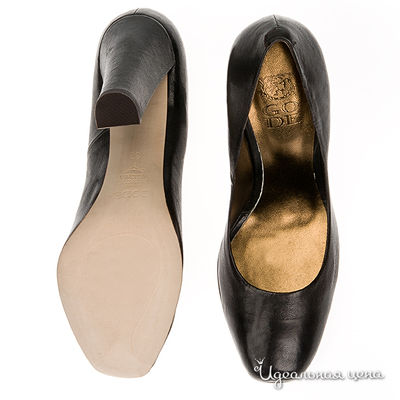Туфли Gode женские, цвет темно-коричневый