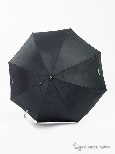 Зонт Moschino, цвет черный, голубой