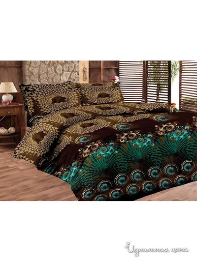 КПБ двуспальный Храмцовский текстиль, цвет коричневый