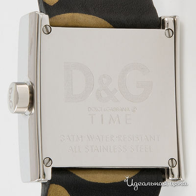 Часы Dolce&amp;Gabbana женские, цвет коричневый / черный / серебро