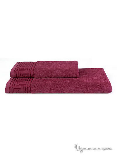 Махровое полотенце SOFTCOTTON, цвет фукция