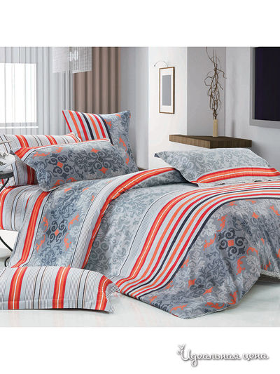 Комплект постельного белья Евро Amore Mio, цвет мультиколор