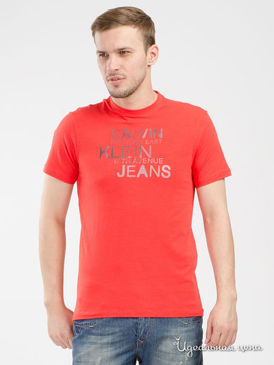 Футболка Calvin Klein Jeans, цвет красный