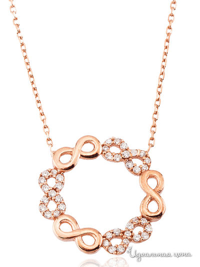 Ожерелье Enrico Coveri, цвет розово-золотой