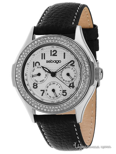 Часы Sebago, цвет серебро - черный