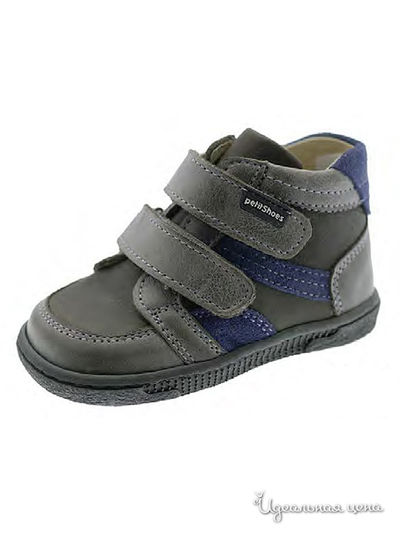 Ботинки PetitShoes, цвет серый, синий