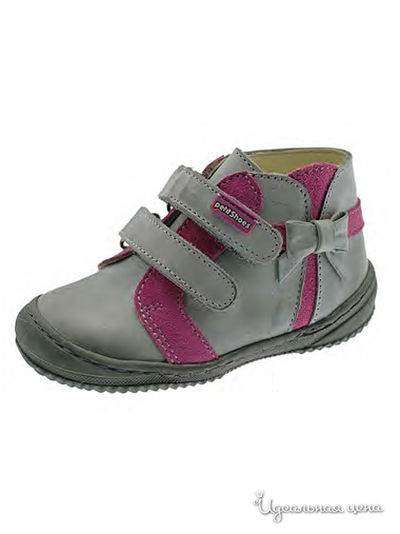 Ботинки PetitShoes, цвет серый розовый
