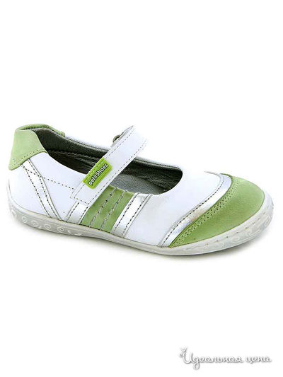 Туфли PetitShoes, цвет серый, зеленый