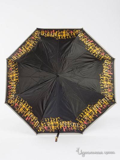Зонт Ferre, цвет черный, желтый