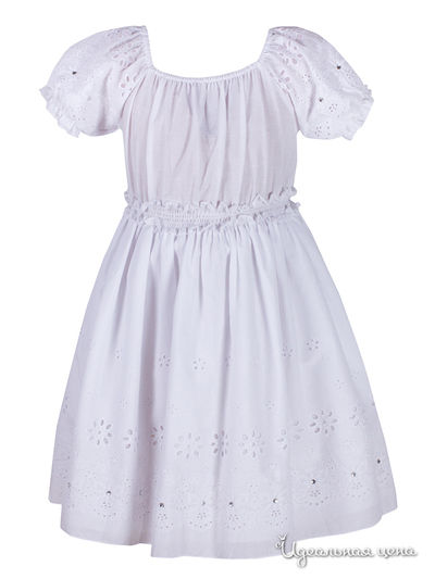 Платье Comusl для девочки, цвет белый