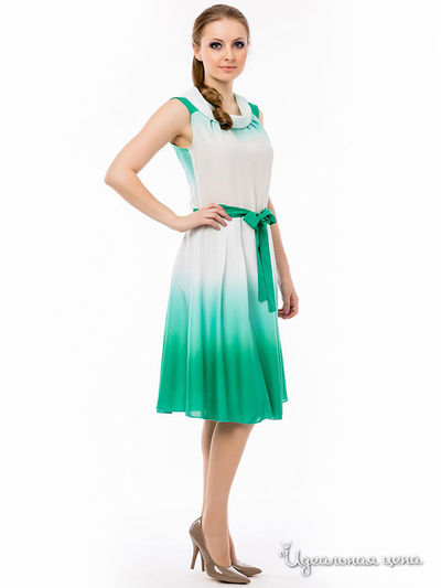 Платье Remix, цвет купон зеленый