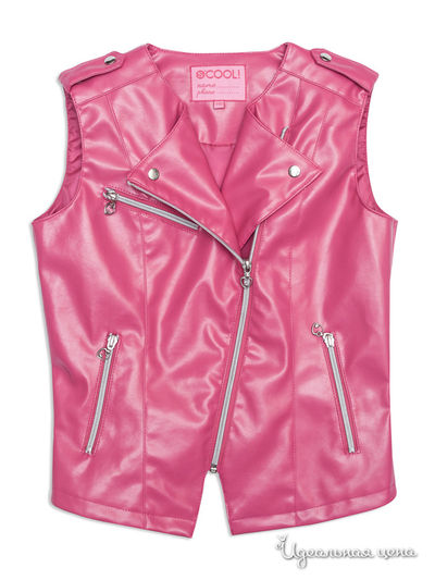 Жилет Scool для девочки, цвет розовый S&#039;COOL!, цвет розовый