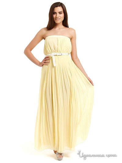Платье Leo Mayers, цвет светло-желтый