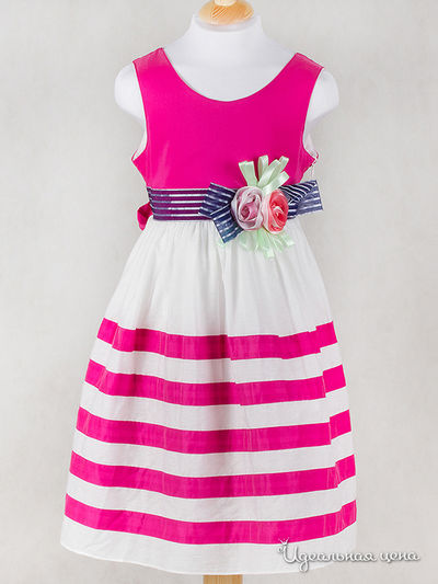 Платье Wonderland, цвет розовый, белый