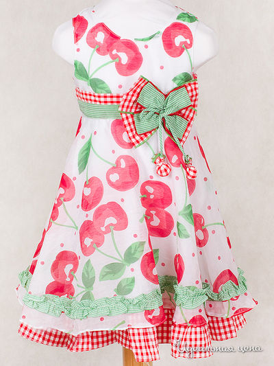 Платье Wonderland для девочки, цвет белый, красный