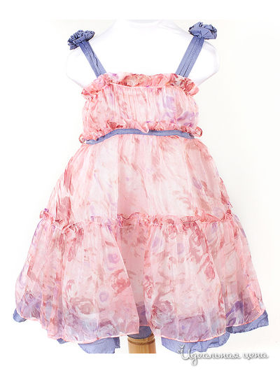 Платье Wonderland для девочки, цвет розовый, голубой