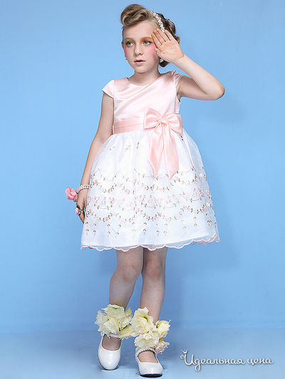Платье Wonderland для девочки, цвет розовый, белый