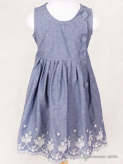 Платье Wonderland для девочки, цвет серый, белый
