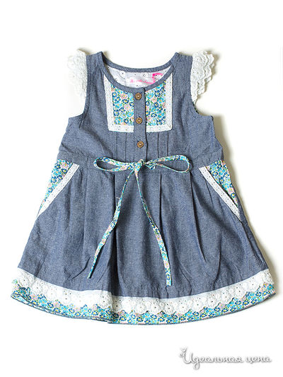 Платье Wonderland для девочки, цвет синий