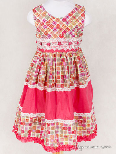 Платье Wonderland для девочки, цвет коралловый