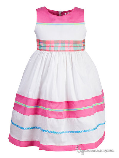 Платье Wonderland, цвет белый, розовый
