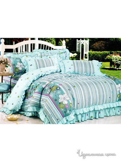 Комплект постельного белья, двуспальный Текстильный каприз, цвет Мультиколор