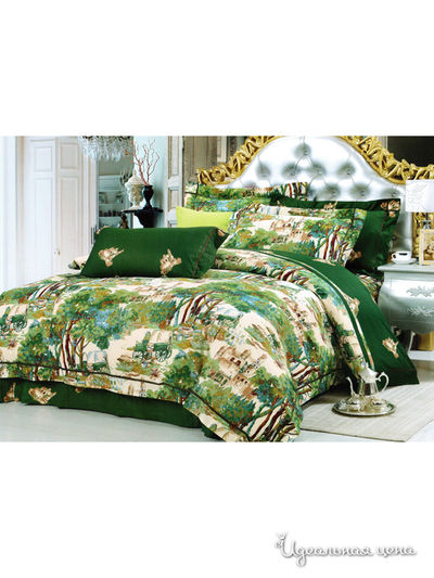 Комплект постельного белья двуспальный Текстильный каприз, цвет Мультиколор